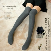 Čarape za muškarce žene bedrine visoke spcks preko djevojke zimske pamučne toplije meke pamučne čarape