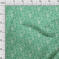 Onuone pamučni dres zelene tkanine azijski blok prekrivajući zalihe ispisa šivaće tkanine sa dvorištem