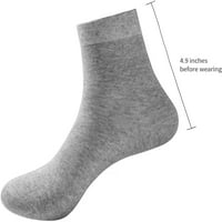Bambusovi muškarci prozračne čarape niske četvrtine tanke gležnjače udobnosti hladnih mekih čarapa parovi