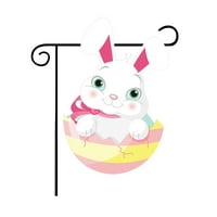 Yebay Easter Bunny zastava Vodootporna Izvrsna oblika UV-otporna na Oxford Clots Uskršnje jaje Zeko