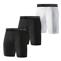 Štorke za kompresiju Xmarks muške šorte s elastičnim sportskim kratkim kratkim hladnjacima Kratke hlače