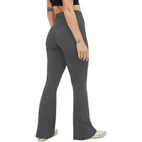 Prasak moda ženske seksi joga hlače visoki struk poprečni širine noge čvrste vježbe yoga hlače