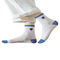 Ženske čarape crtani uzorak uzorak dizajn pletene neklizajuće prozračne slatke casual čarape