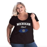 Normalno je dosadno - Ženska majica plus veličine, do veličine - Michigan Girl