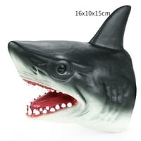 Shark ručna lutka mekana dječja igračka poklon odlična torta ukras topper čeljusti djeca