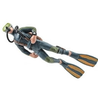 Minijaturne diver figurine Modeli ljudi postavljeni mini plivači figurice Diver igračke figure Decor
