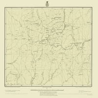 Mapa Topo - Colorado Southwest lim - Američka vojska - 23. 27. - Matte Art Paper