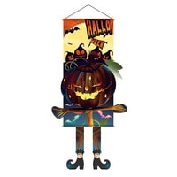 Gofj Halloween Vrata viseći bundeve vještica koja se ne bi viseli natraznički baner na otvorenom ukrase