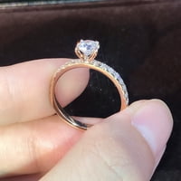 Bazyrey ženski prsten izvrsne prstenove za žene Angažovanje vjenčanog nakita Pribor Poklon vjenčani