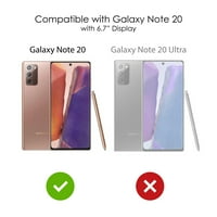 Distinconknk Clear Shootfofofofofofoff Hybrid futrola za Samsung Galaxy Note - TPU Bumper Akrilni zaštitni