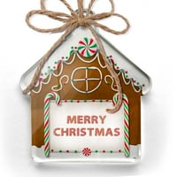 Ornament tiskan jednostrano sretne božićne krofne krofne Božićni neonblond