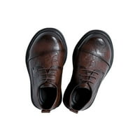 Oucaili muns brogues modne haljine cipele Business Oxfords Comfort čipke UP UP formalno uredište cipela