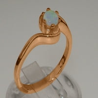 Britanci napravio 18K ružičasto zlato stvarni originalni Opal ženski zaručni prsten - Opcije veličine