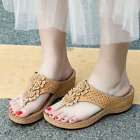 Daznico Womens Sandale Ženske ležerne cvjetne flip flops Sandale Weds Cipele Vanjske papuče