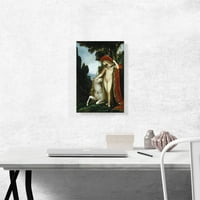 La Licorne platno Art Print od Gustave Moreau - Veličina: 18 12