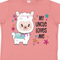 Inktastic Moj ujak voli me - sladak i sretan Llama poklon mališani majica ili majica mališana