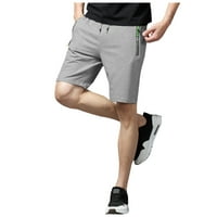 Muške hlače Muške kratke hlače Ležerne prilike za vježbanje sa elastičnim pojačanim zatvaračem džepova