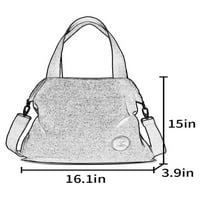 Prednjeg swwalk Ladies Tote Top ručka Kroške torbe Multi džepovi torbica torbica Veliki kapacitet žene