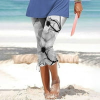 Ženske hlače Ležerne prilike ženske udobne obrezirane hlače za slobodno vrijeme Duksevi Yoga hlače Ženske