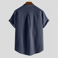 Košulje za muškarce čišćenje Muška košulja Stripe postolje Corna Ležerne prilike Ležerna velika majica