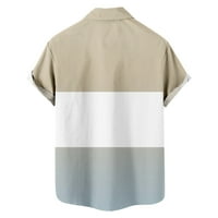 Muški podvodni svijet Ispis majica kratkih rukava Lapel džep havajska majica