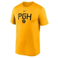 Muški Nike Gold Pittsburgh Pirates City Povežite veliko majicu logotipa