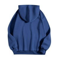 Mgohoen dukseve za dugih rukava za žene casual y2k hoodie labavi fit comfy mekani prevelizirani džepovi
