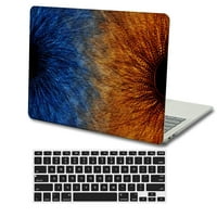 Kaishek Tvrdo školjka samo za Macbook Air s s ne mrežni prikaz Nema USB-C + crni poklopac tastature