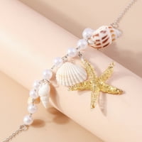 Vnanda Pažnja za detaljnom ogrlicom Izvrsna ogrlica sa zvjezdanim zvjezdicama sa FAU Pearl Fino izrada