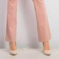 Alfani ženske hardverske pantalone za struku tamne ružičaste sitnice