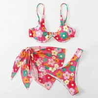 FSqjgq Womens Swimsuits setovi ženskih kupaćih kostima Bikini Ženske ukrase za plivanje Šarene žene