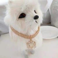 Trendy rhinestone ogrlica za pse - elegantno sjajno površinsko ovratnik za svakodnevni modni ljubimac