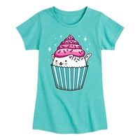 Instant poruka - Cat Cupcake - grafička majica mališana i mlade kratkih rukava