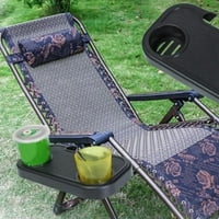 JBHELTH Prijenosni sklopivi stolica Bočna ladica Ležerne prilike za piće Kampiranje Piknik na otvorenom