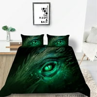 Naslovnica Jedinstveni dizajn Duvet poklopac poklopac 3D Wolf tiskani posteljina posteljina sa jastukom,