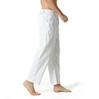 Novogodišnje resetiranje, axxd posteljina elastična struka vunecord ravne sportske pantalone hlače čišćenje