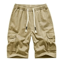 Muškarci muške povremene čiste boje na otvorenom Pocket plaža Radna pantalona za teretna kratke hlače