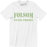 Zatvor za folsom Državne zatvorske kalifornijske departman Poznata zatvorska ćelija majica