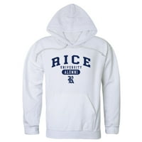 Rice University Owls Alumni Fleece Hoodie Dukseri bijeli mali