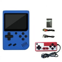 Retro video igre 8-bitna LCD ekrana Igre prenosne mini ručne dječje igre s ručkom, plavom bojom