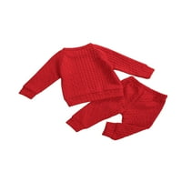 Seyurigaoka novorođenčad dječaka Dječak Djevojka s dugim rukavima Pulover pulover dugih pant Dječja
