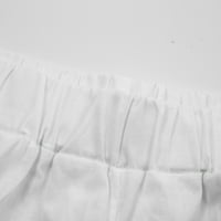Hlače Žene kratke žene plus veličina maskirne hlače Ravne ležerne hlače veličine posteljine sve čvrste