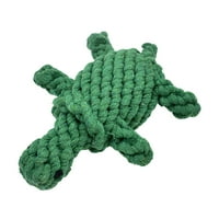 Domaći molarni igrački igračke za žvakanje igračaka za žvakanje zgušnjavaju pamučne konopce kornjače