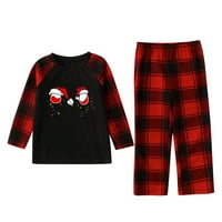 Fanxing Clearians Božićne pidžame Podudaranje porodičnih setova Udobna spavanje set dugih rukava Shirts