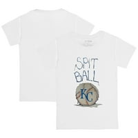 Dojenčad sitni otvor bijeli Kansas City Royals pljuvačke majice