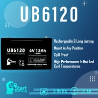 Kompatibilna hloridna baterija - Zamjena UB univerzalna zapečaćena olovna akumulator - uključuje dva