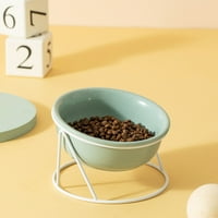 Yuedeng Keramičke zdjelice CAT FOOD pokloni Kitty Bowls Tilt Cat Bowls za hranu Vodene posude za kućne