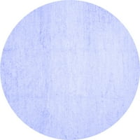 Ahgly Company u zatvorenom okruglom kruni plave modernim prostirkama, 3 'runda