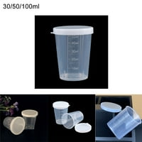 ANA 30ml mjerna čaša sa prozirnim plastičnim plastičnim diplomiranim mjernim šalicom - jednostavno za