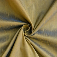 Tkanina Mart Direct Gold, tirkizna plava svilena tkanina od dvorišta ili širine, kontinuirana dvorišta